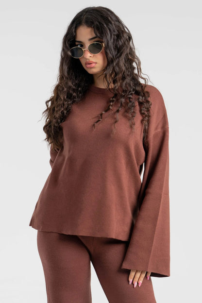 سوت تريكو سوفت سادة عالي الجودة – Beige