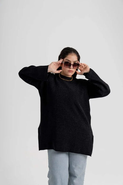 بلوفر تريكو قطيفة ناعم عالي الجودة – Green