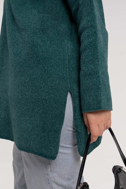 بلوفر تريكو قطيفة ناعم عالي الجودة – Green