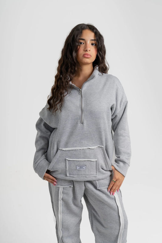 سوت ميلتون كاجوال بناتي – Gray