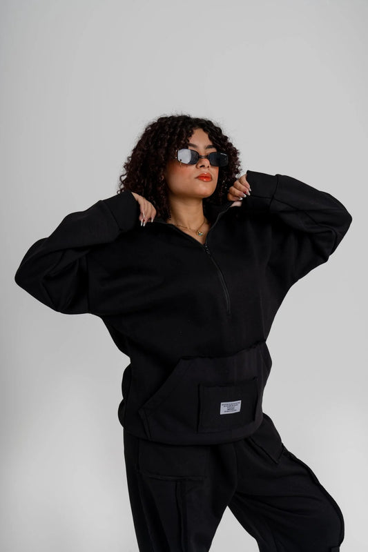 سوت ميلتون كاجوال بناتي – Black